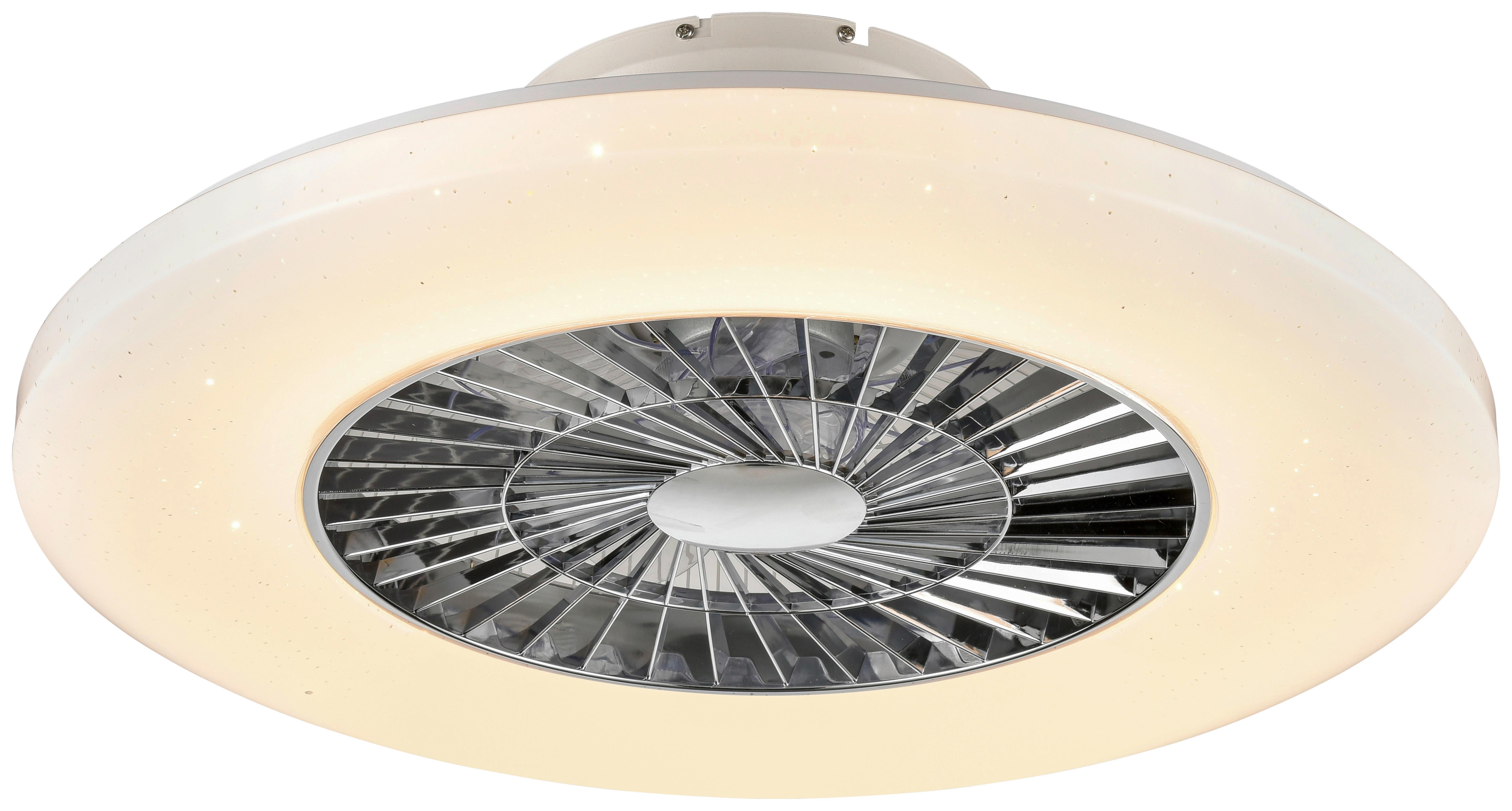 Deckenventilator Luftiku max. 40 Watt - Weiss, Konventionell, Kunststoff (59/19,5cm) - Premium Living