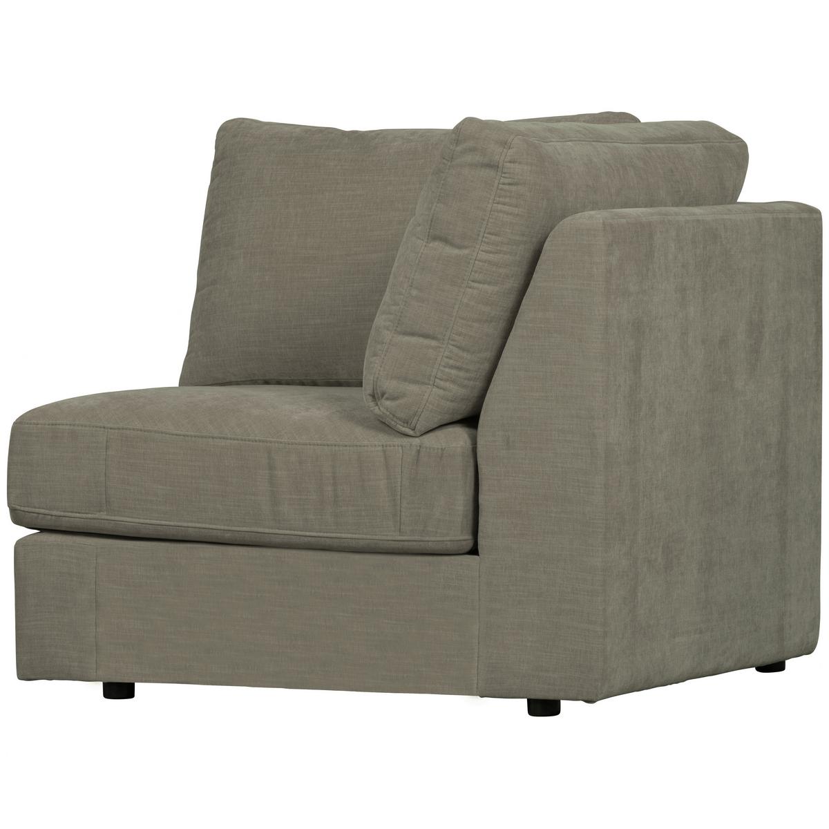 Sofaelement Family Grau B: 96cm - Schwarz/Grau, Design, Kunststoff/Textil (96/85/96cm) - Livetastic