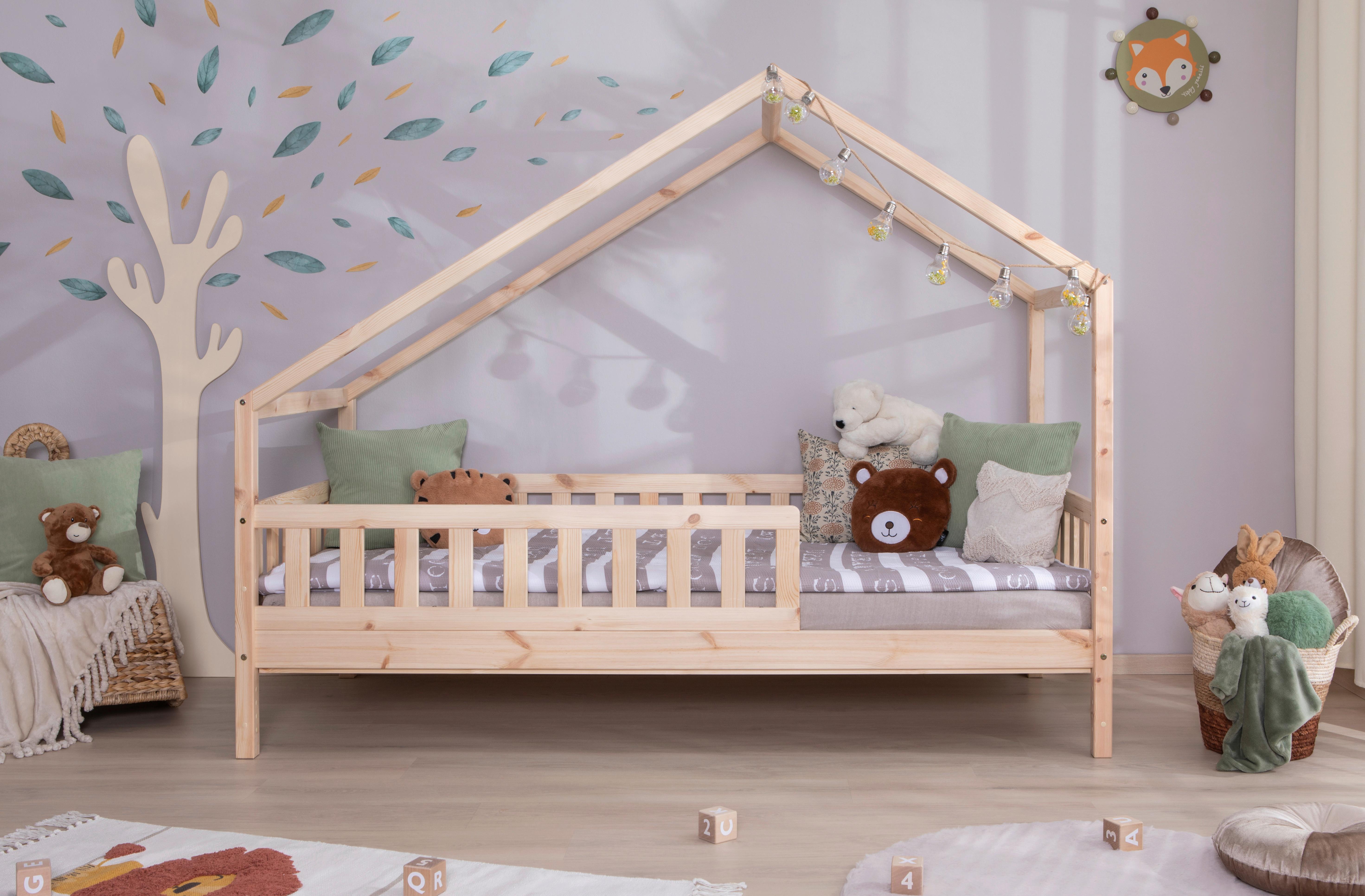 Hausbett Lou ca. 100x200 cm Holz - Naturfarben, MODERN, Holz (100/200cm) - MID.YOU