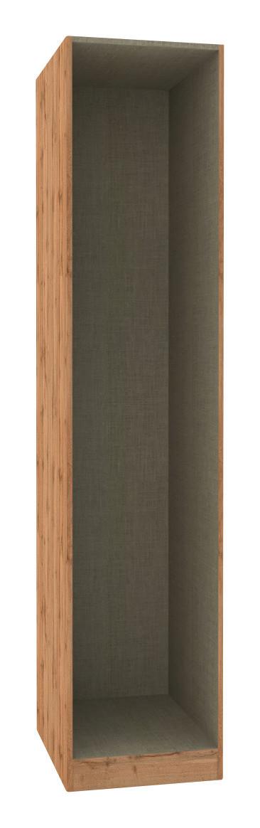 Kleiderschrankkorpus "UNIT" in Eichefarben - Eichefarben, MODERN, Holzwerkstoff (45,6/210/56,5cm) - Based