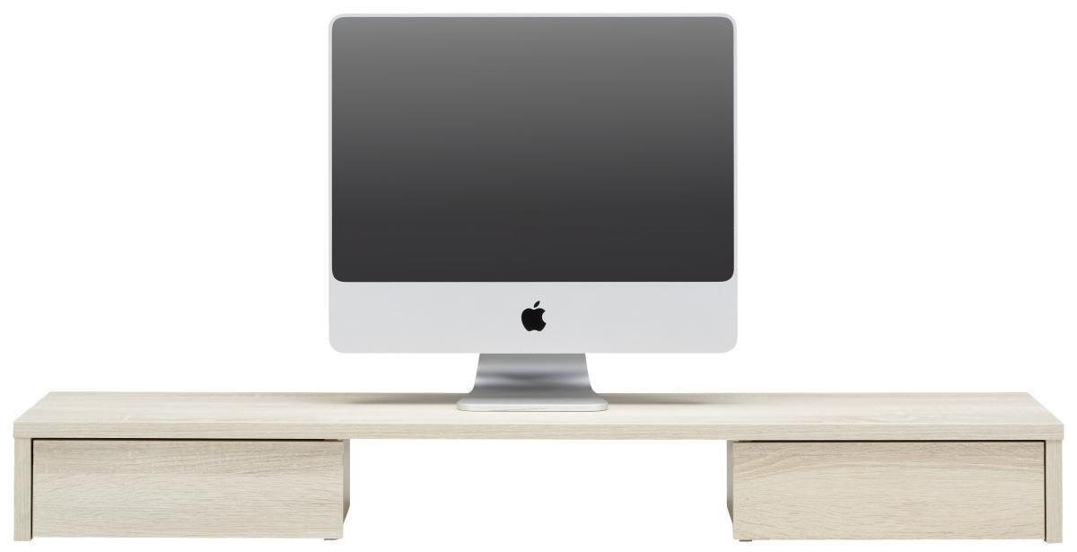 Schreibtischaufsatz Eichefarben - Eichefarben, MODERN, Holzwerkstoff (120/14/31cm) - Mömax