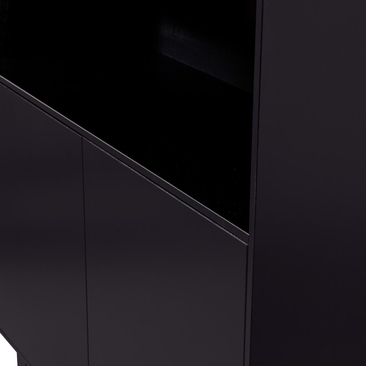 Buffet Finca Schwarz - Schwarz, Design, Holz (110/170/40cm) - Livetastic
