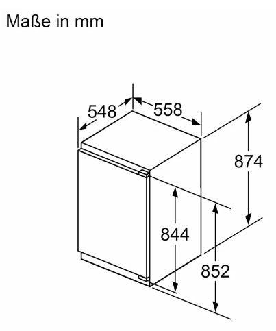 Kühlschrank KI21RADD1 - MODERN, Metall (55,8/87,4/54,8cm) - Siemens