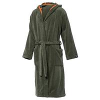 SZLAFROK KĄPIELOWY JOOP! MĘSKI - oliwkowa zieleń, Basics, tkanina (46/48null) - Joop!