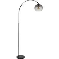 Állólámpa Ämi - fekete, Modern, Üveg/fém (96/30/145-196cm) - Mömax