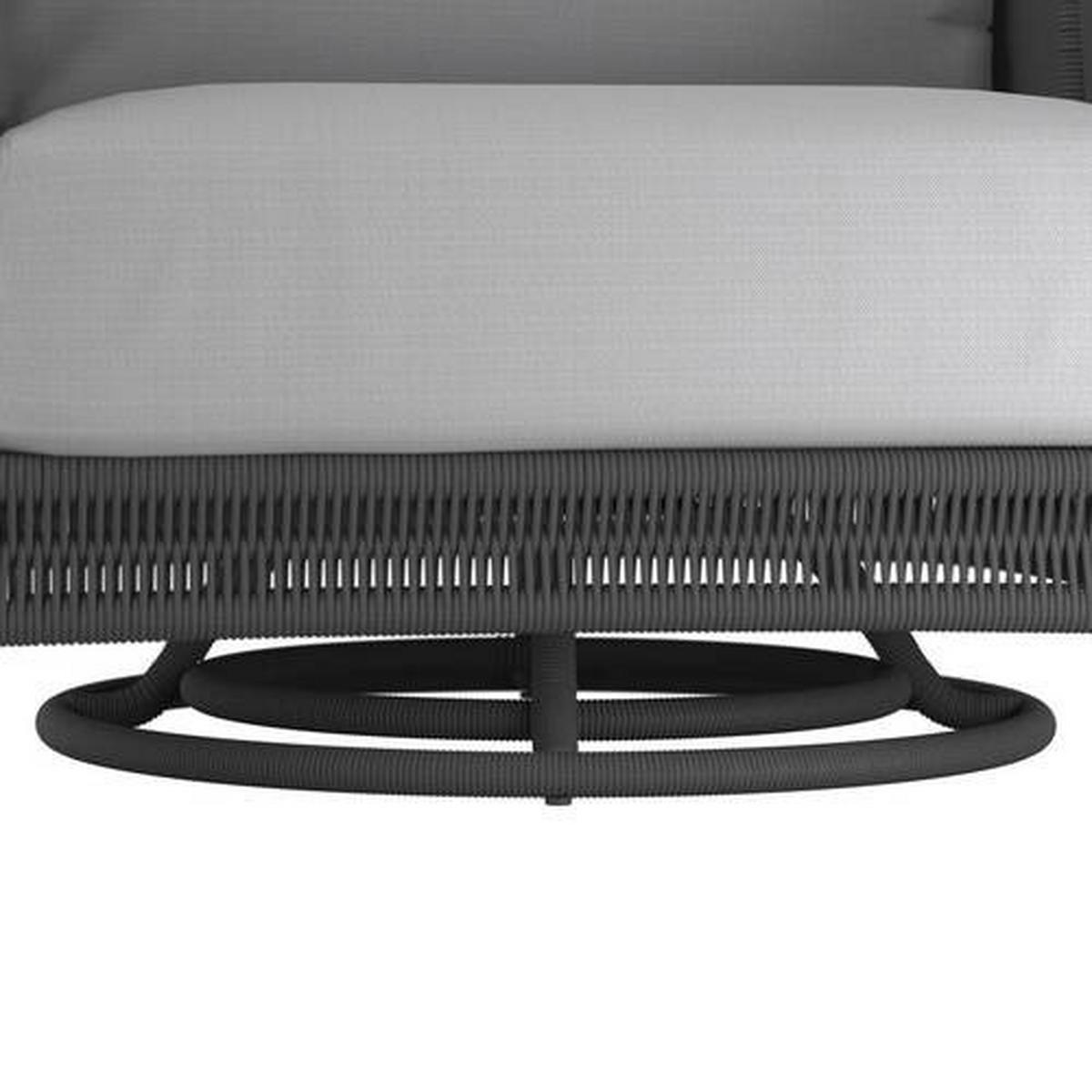 Garnitură grădină Malia - gri deschis/gri închis, Modern, lemn/metal (146/60/72cm) - Bessagi Garden