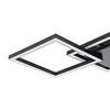 LED-TAKLAMPA RAUTA - svart, Modern, plast (63/27,5/4,5cm) - Mömax