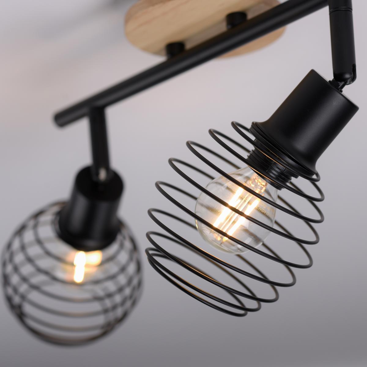 Wandleuchte 15922-79 max. 40 Watt - Natur, Holz/Kunststoff (50/22,6/23cm)
