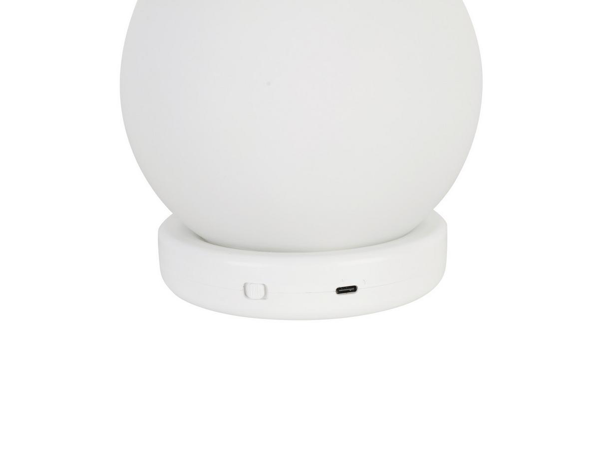 LED-Dekoleuchte Milks in Weiss max. 2 Watt - Weiss, Modern, Glas/Kunststoff (15/16cm) - Modern Living