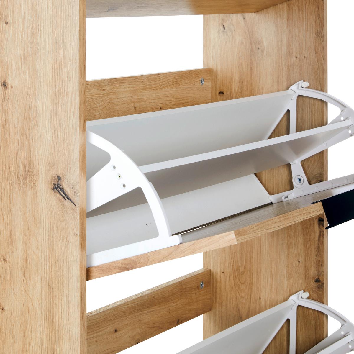 Schuhkipper in Eichefarben - Eichefarben, Modern, Holzwerkstoff (79/124/25cm) - Mömax