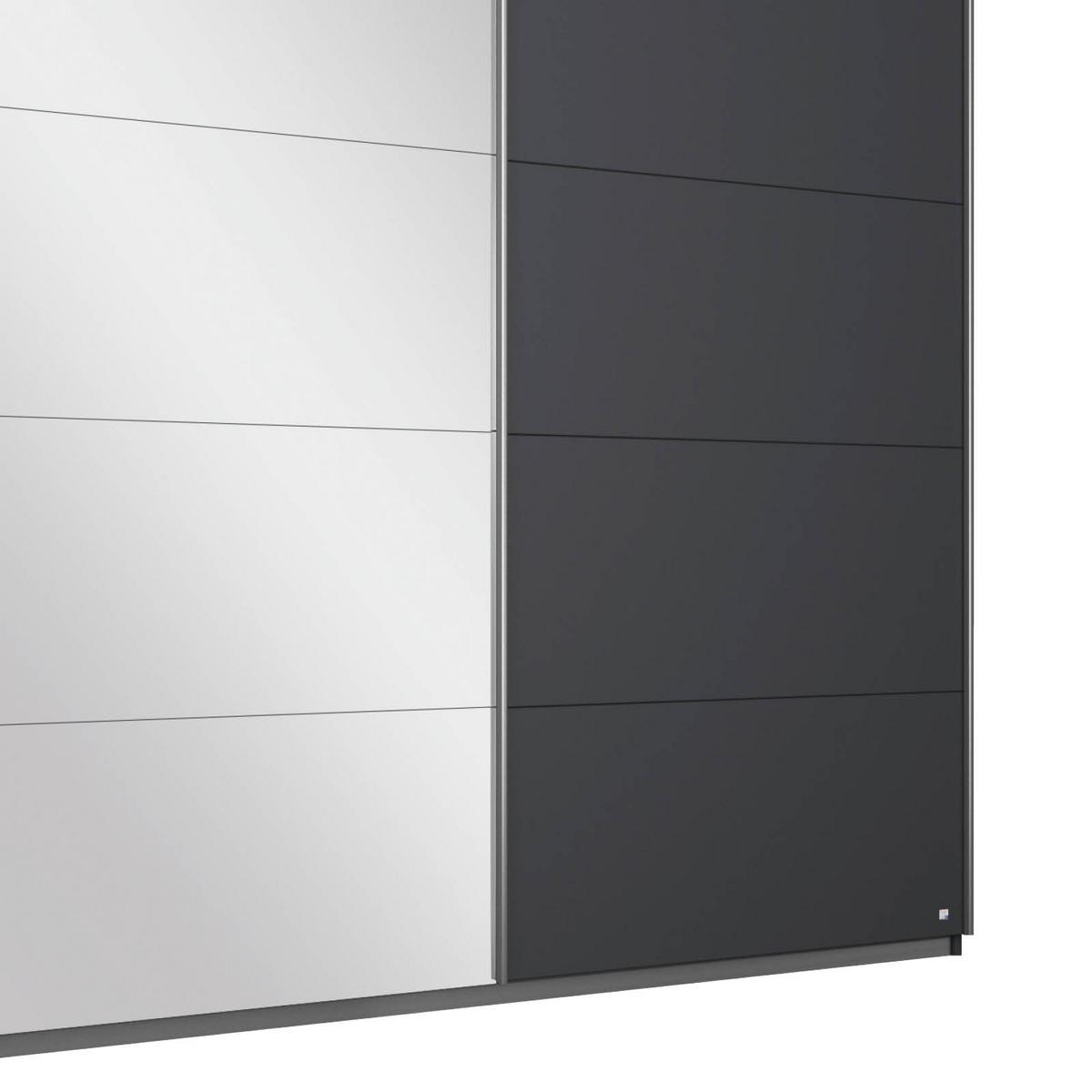 DULAP CU UșI CULISANTE MIAMI - gri, Modern, material pe bază de lemn (361/210/62cm)