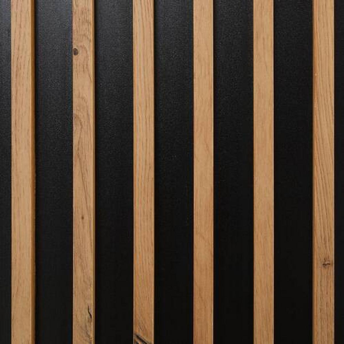 KOMODA SZEROKA THOMAS - kolor dębowy/czarny, Lifestyle, materiał drewnopochodny/metal (103/86/40cm) - MID.YOU