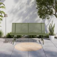 Gartenbank Tina Grün - Grün, MODERN, Metall (160/68,5/87,5cm) - Mömax