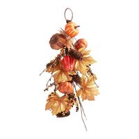 Kunstpflanze Autumn Orange/Braun/Grün - Gelb/Braun, MODERN, Naturmaterialien/Papier (25/60/12cm) - Modern Living