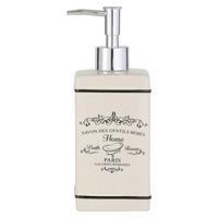 Folyékonyszappan-adagoló Julie - bézs, Romantik / Landhaus, kerámia (7,6/7,6/19,8cm)