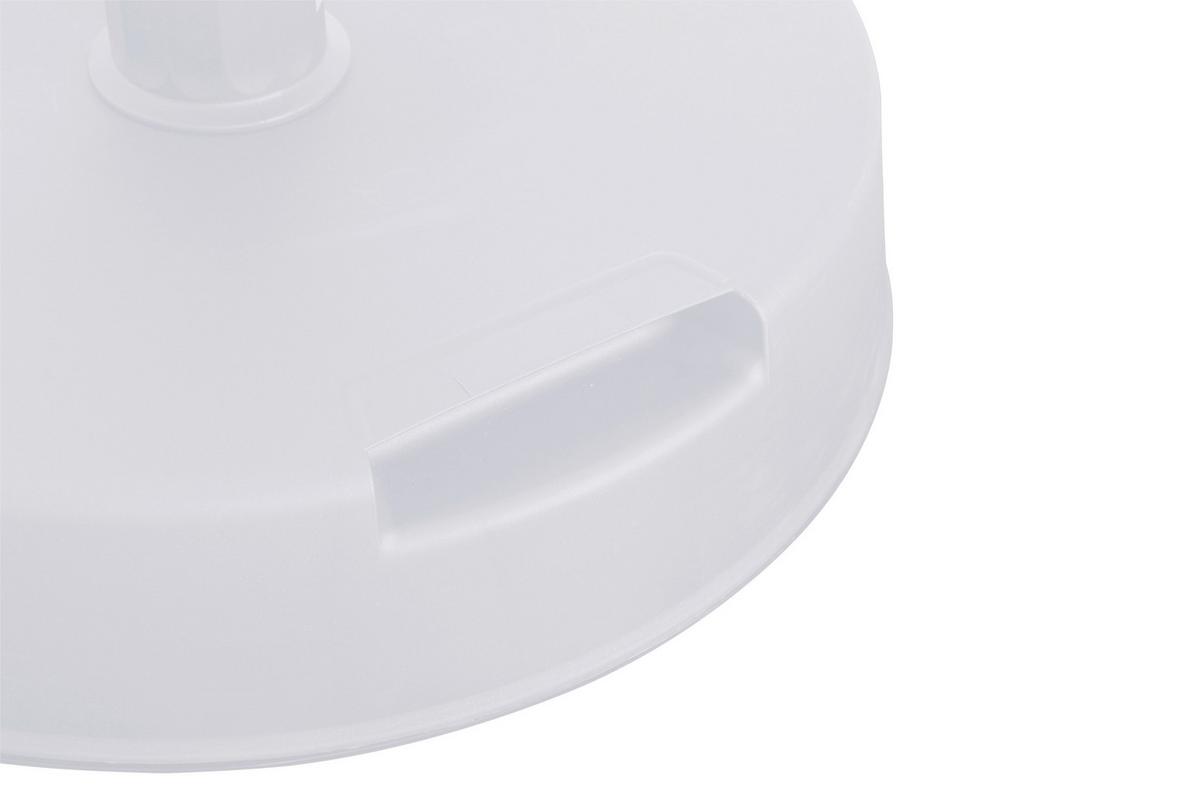 Sonnenschirmständer Beton/ Kunststoff für DM 2,1 - 5,4 cm - Weiß, KONVENTIONELL, Kunststoff/Stein (40/9/40cm) - Siena Garden