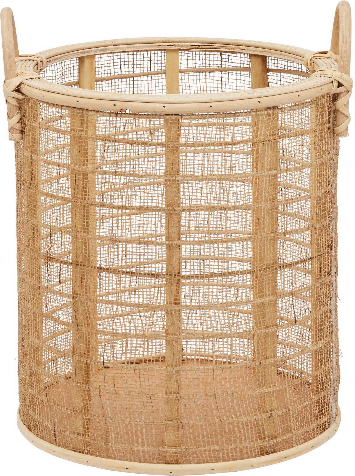 Korb Lean S Naturfarben - Naturfarben, Holz/Textil (30,5/37,5/28,5cm) - Premium Living