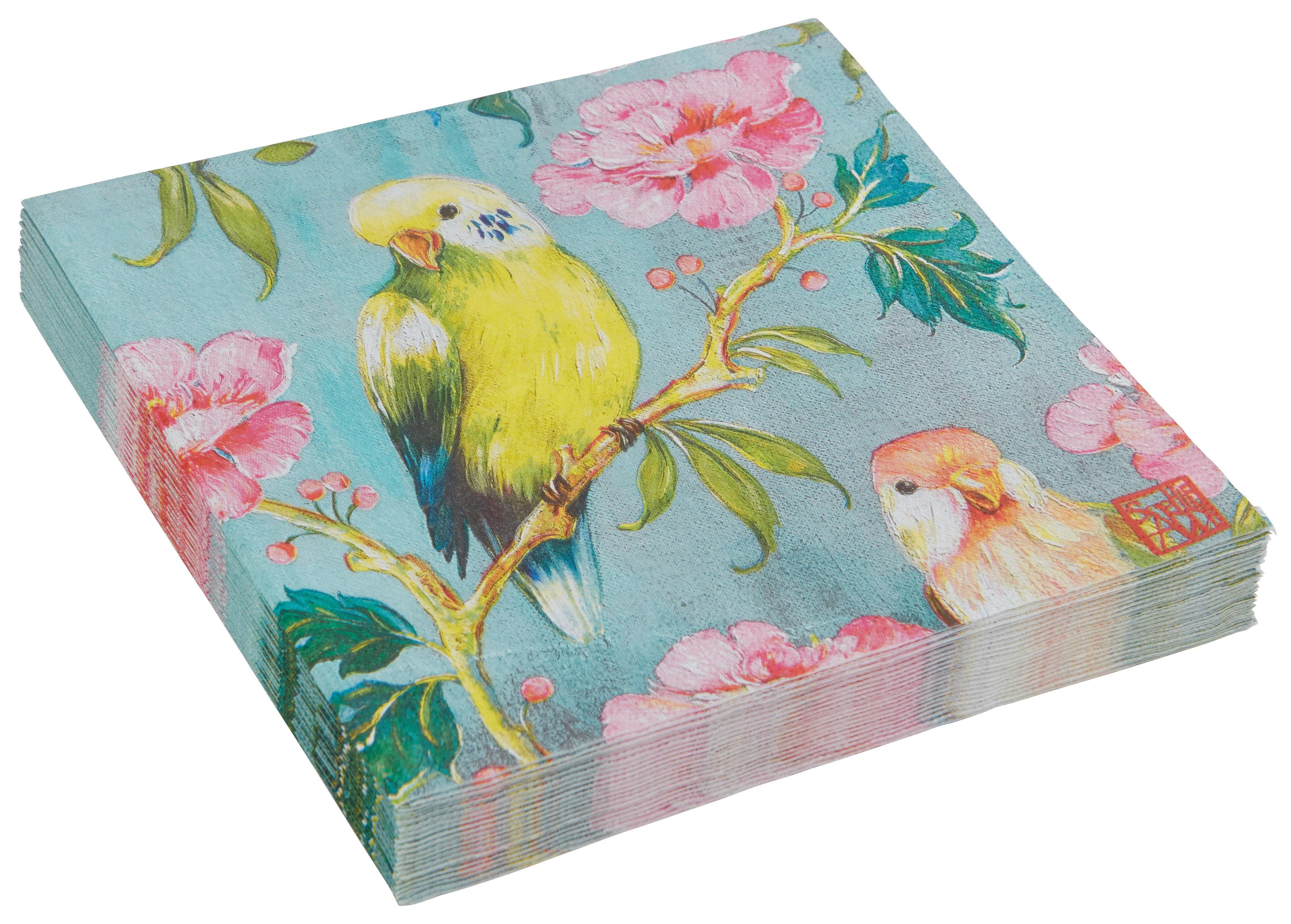 Serviette Kai in Multicolor - Multicolor, Papier (33cm)