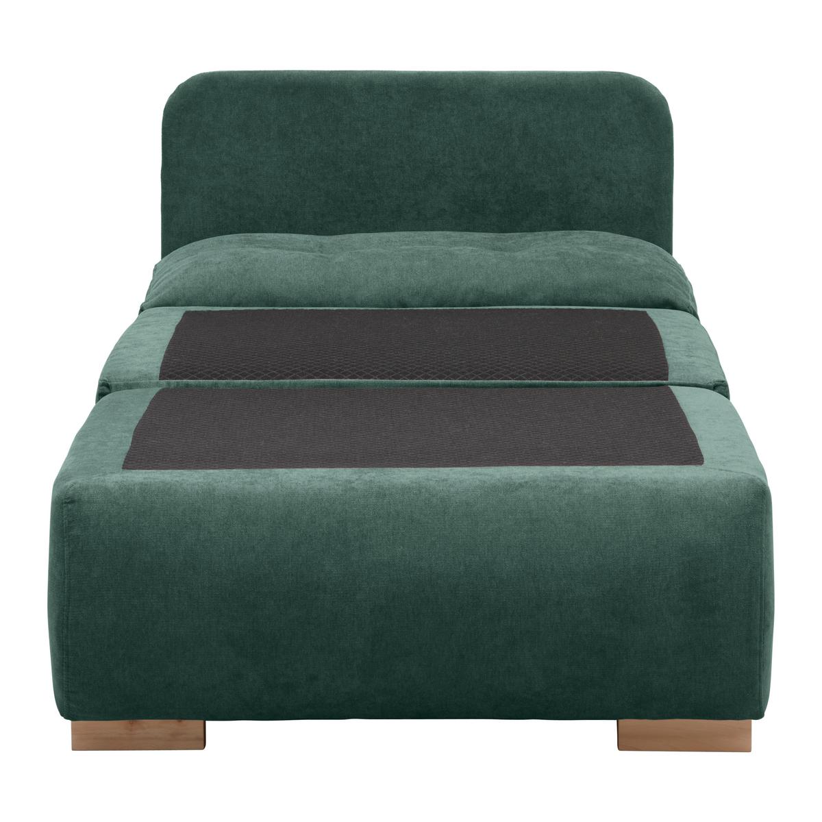 FOTOLIU EXTENSIBIL MODENA - verde închis, textil (89/88/90cm) - Modern Living