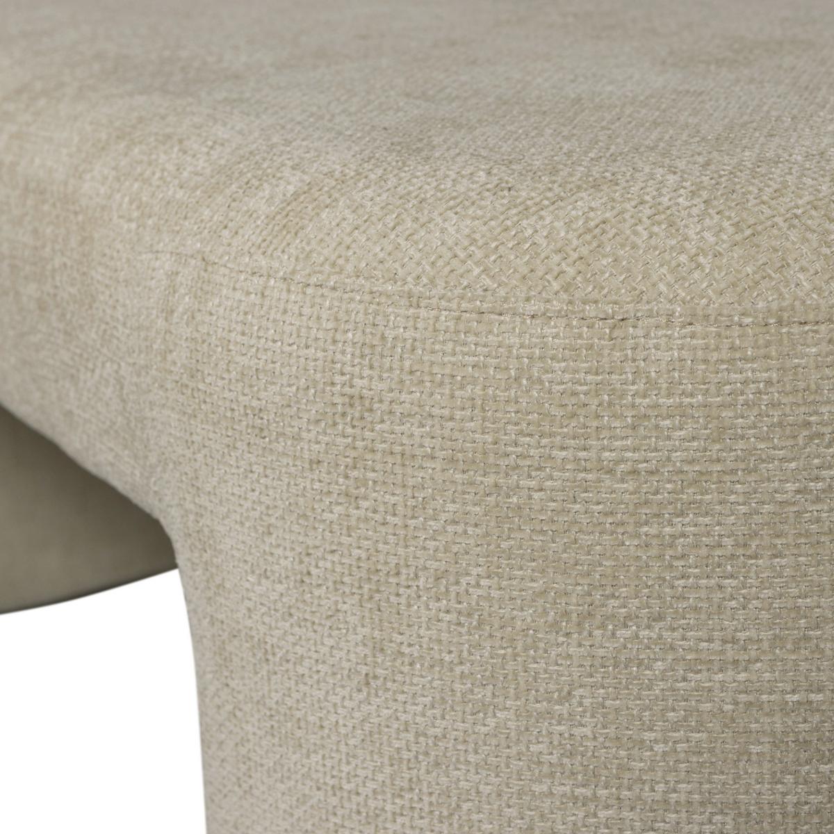 Sitzbank Jacob Naturfarben - Naturfarben, KONVENTIONELL, Textil (130/46/46cm) - Livetastic