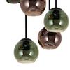 TAKLAMPA GREN - röd/grön, Modern, metall/glas (42/58,8cm) - Mömax