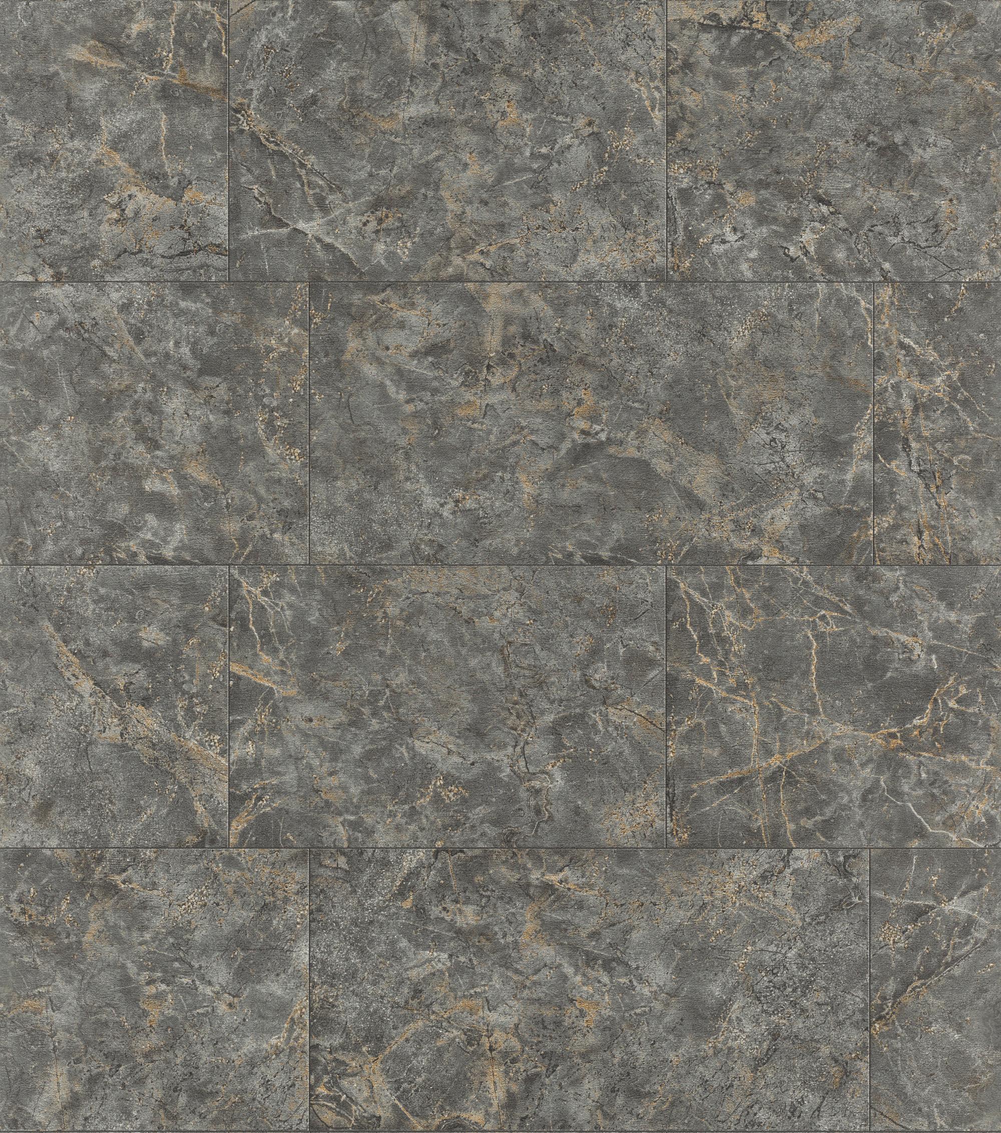 Tapete Luxora Grau - Grau, Natur, Textil (600/53cm) - Tesa