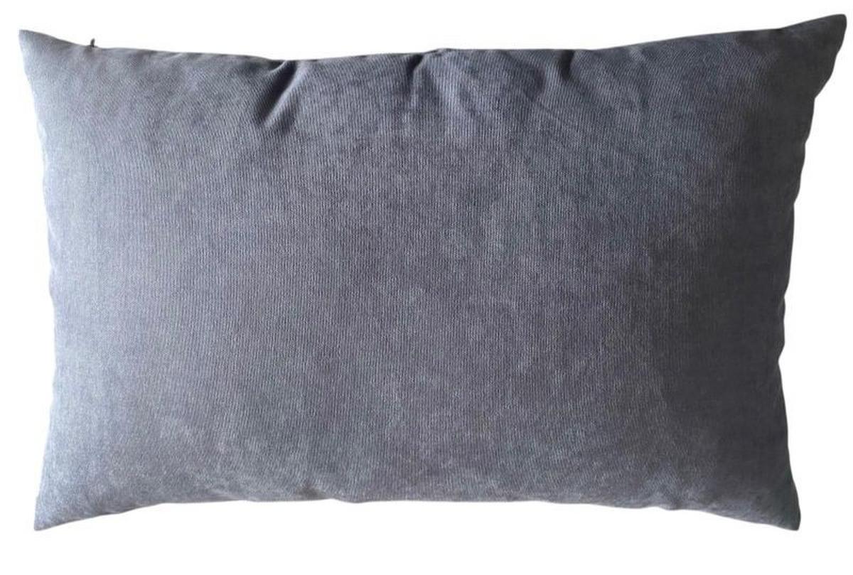 Pernă decorativă Eva, cca. 40x60cm - gri, Basics, textil (40/60cm)