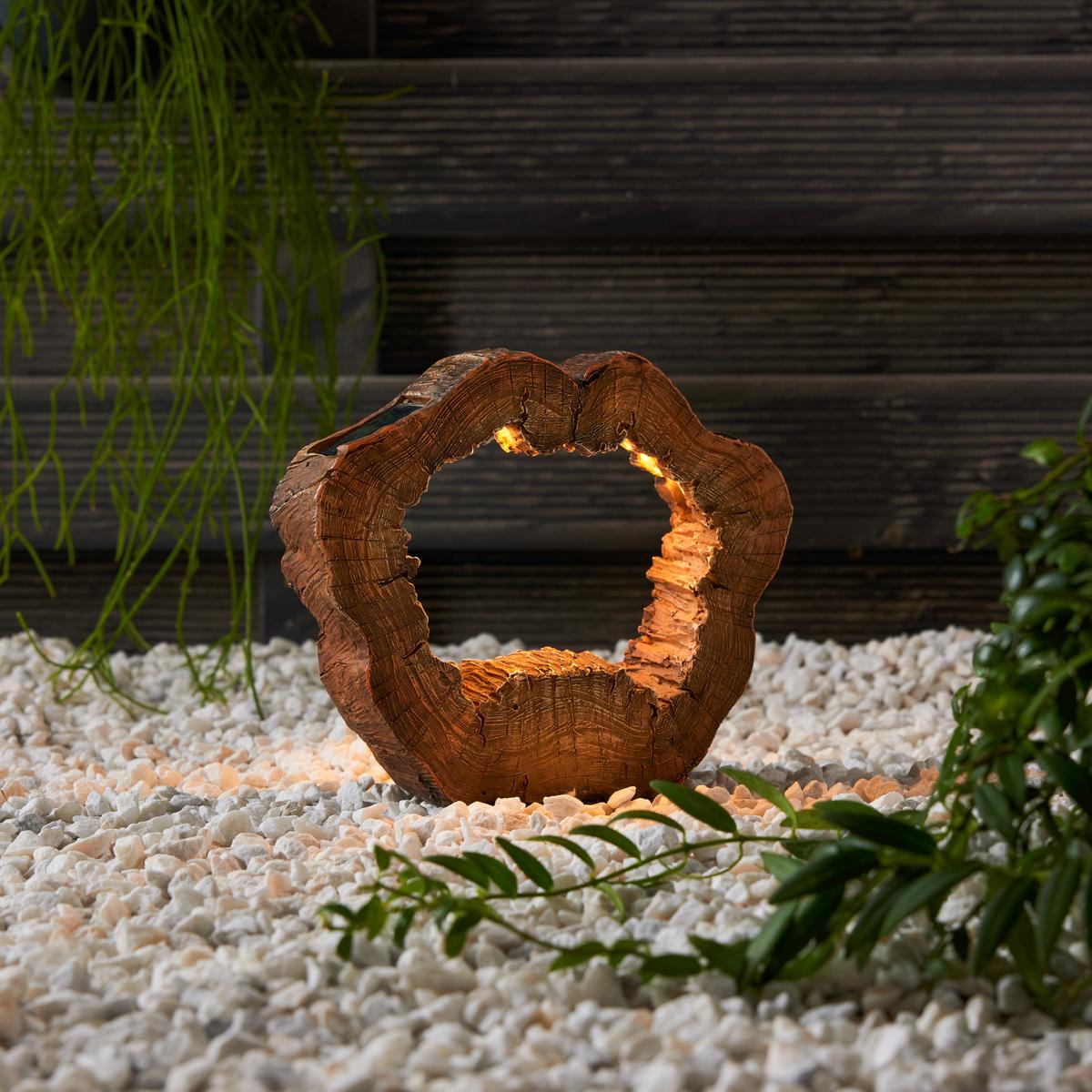 LED-Außenleuchte Krissy max. 0,06 Watt - Braun, Konventionell, Kunststoff (20,5/17,3/6,5cm) - Modern Living