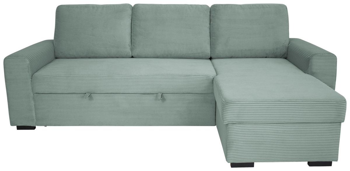 Sedežna Garnitura Tara, Zelena, Ležišče In Predal - Moderno, tekstil (245/158cm) - Mömax