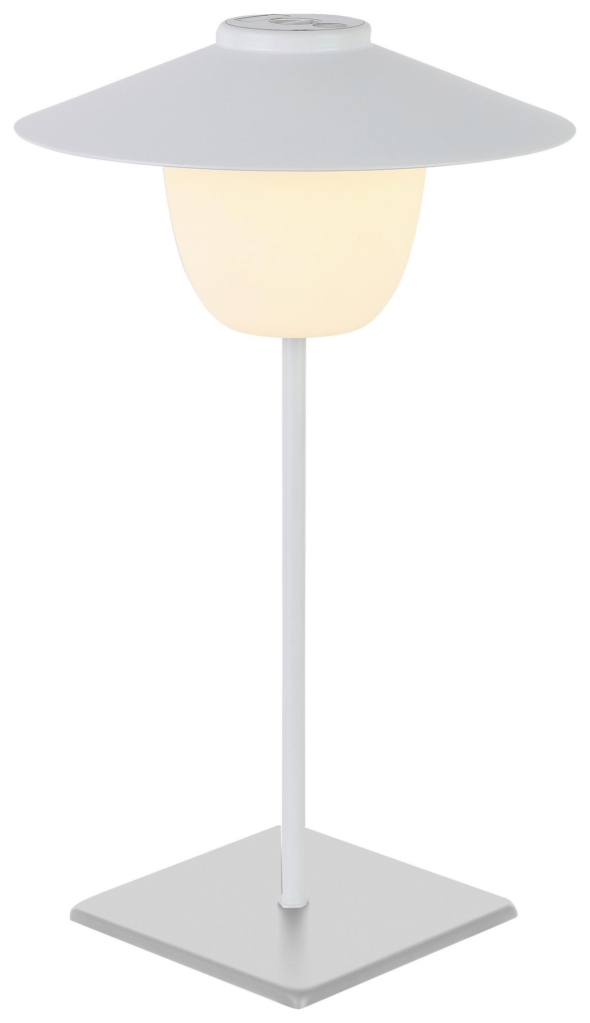 Led Kültéri Lámpa Multi - fehér, Romantik / Landhaus, műanyag/fém (22/36,6cm) - Modern Living
