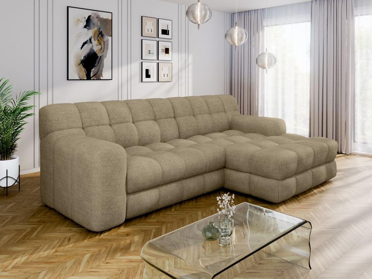 Kutna Garnitura Karl - crna/taupe, Moderno, tekstil/plastika (287/169cm) - Modern Living