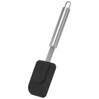 Teigschaber Luca In Schwarz - Silberfarben/Schwarz, Kunststoff/Metall (26cm) - Modern Living