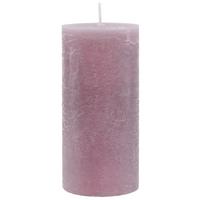 Stumpenkerze Lia Mauve - Violett, MODERN (6,8/15cm) - Premium Living