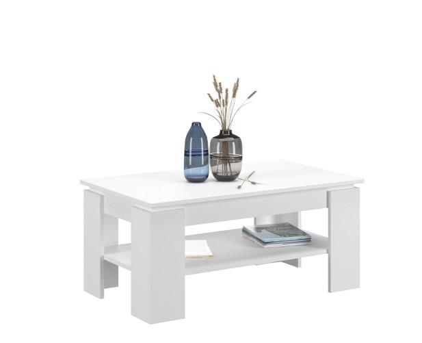 Couchtisch Titan ca. 100x60x45 cm Weiß - Design, Holzwerkstoff (100/60/45cm) - MID.YOU