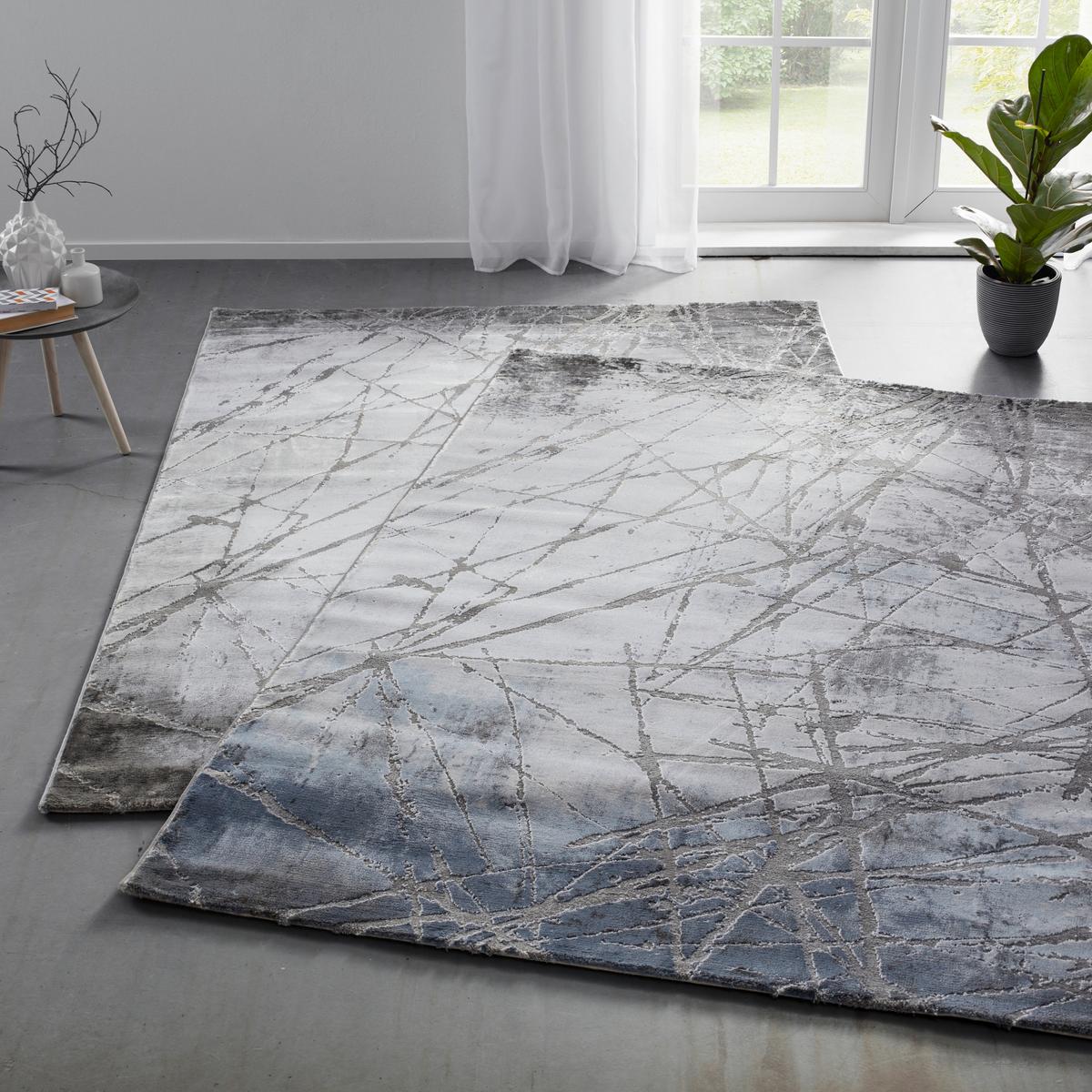 Webteppich Manchester 4 Grau ca. 200x290cm - Grau, MODERN, Textil (200/290cm) - Mömax