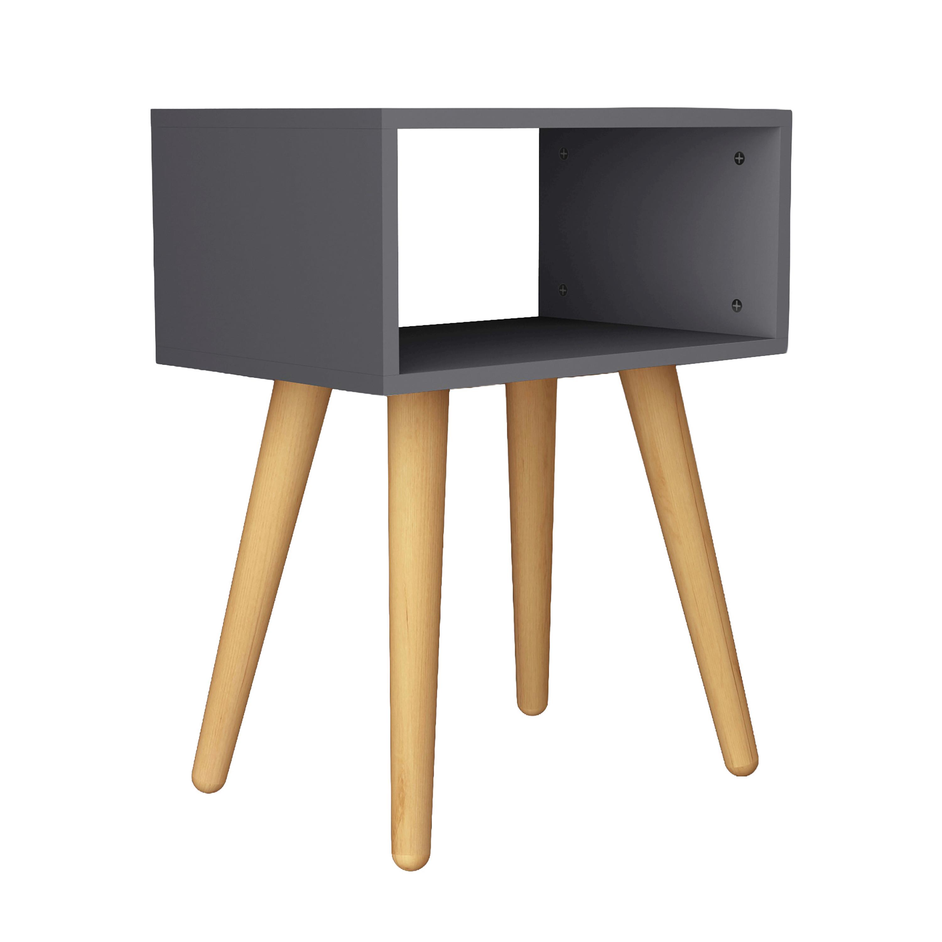 Nachtkästchen Singol M Anthrazit/Honigeiche - Honigeiche/Anthrazit, MODERN, Holzwerkstoff (45/56/30cm) - Livetastic