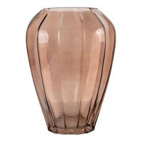 Vase Braun - Braun, Design, Glas (22/29/22cm)