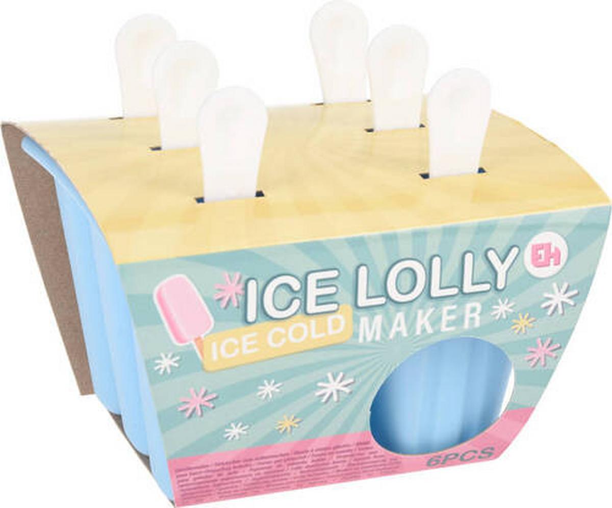 Jégkrémkészítő Forma Ice Lollymaker - rózsaszín/piros, műanyag (14/12,3/12,5cm)