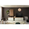 Fotelj Cloe - siva/hrast, Moderno, kovina/tekstil (60/77/71cm) - Modern Living Fotelj Cloe - siva/hrast, Moderno, kovina/tekstil (60/77/71cm) - Modern Living