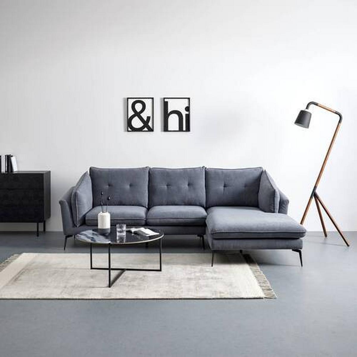 Coltar SANDRO - gri, Modern, lemn/metal (258/86/160cm) - Bessagi Home