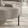 SOFFA NILAS - beige/svart, Modern, metall/trä (322/154cm) - Bessagi Home