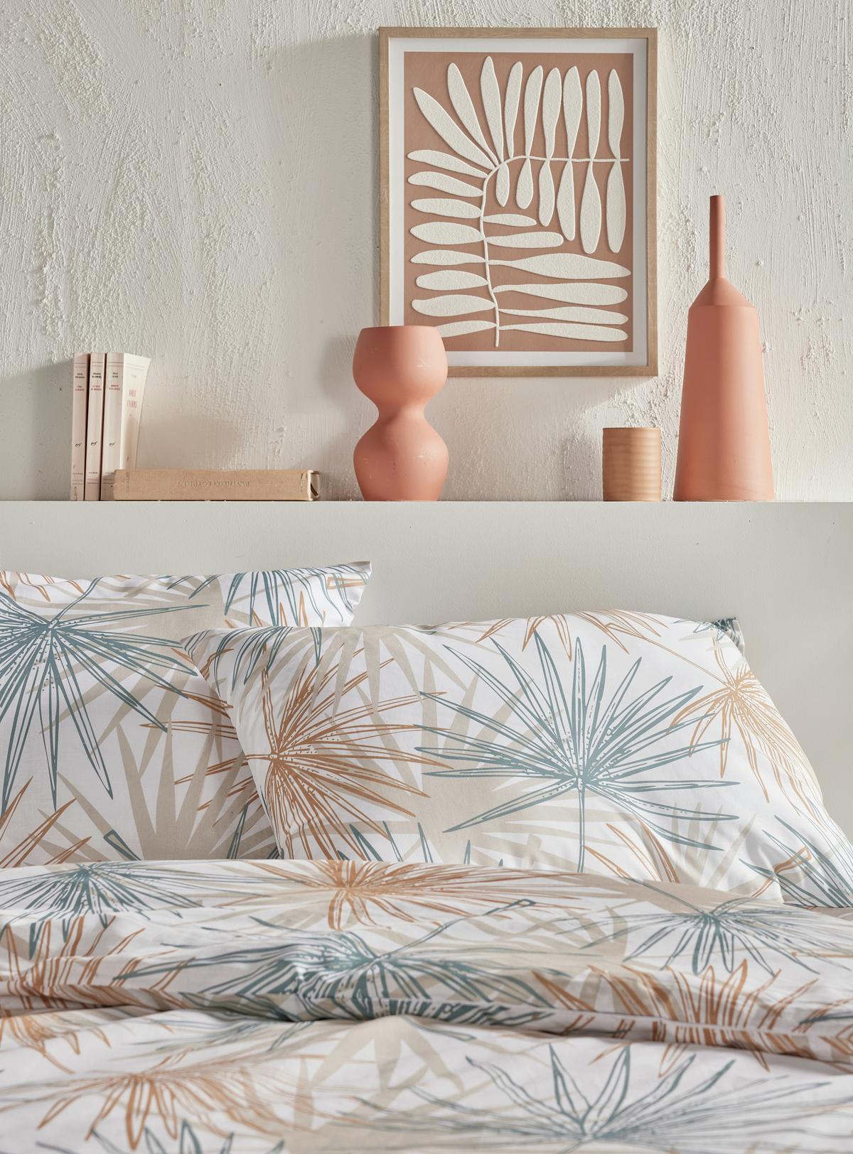 Posteljnina Sunshine - svetlo rjava, Moderno, tekstil (200/200cm)