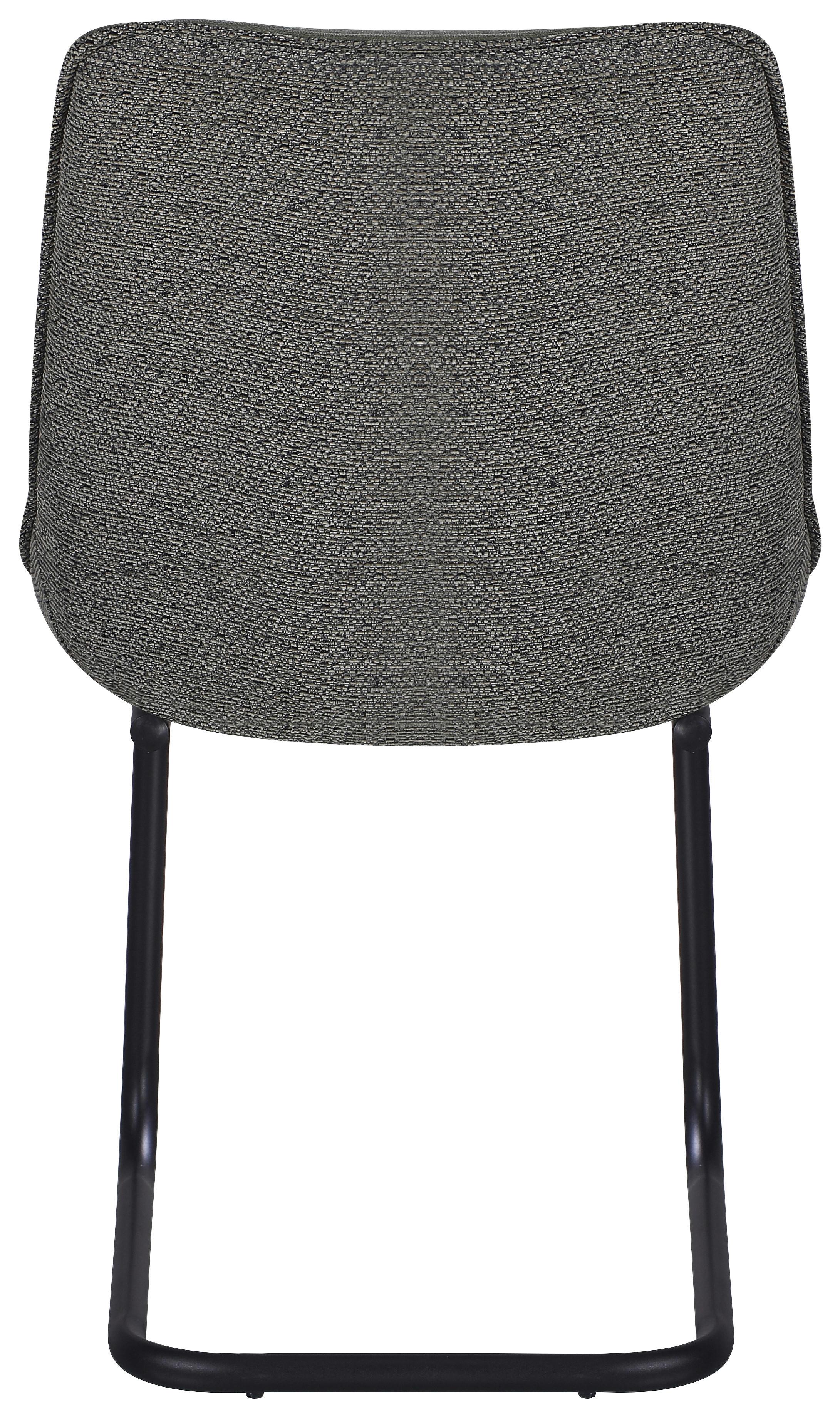 STOL NOVA - grön/svart, Modern, metall/textil (51cm) - Mömax