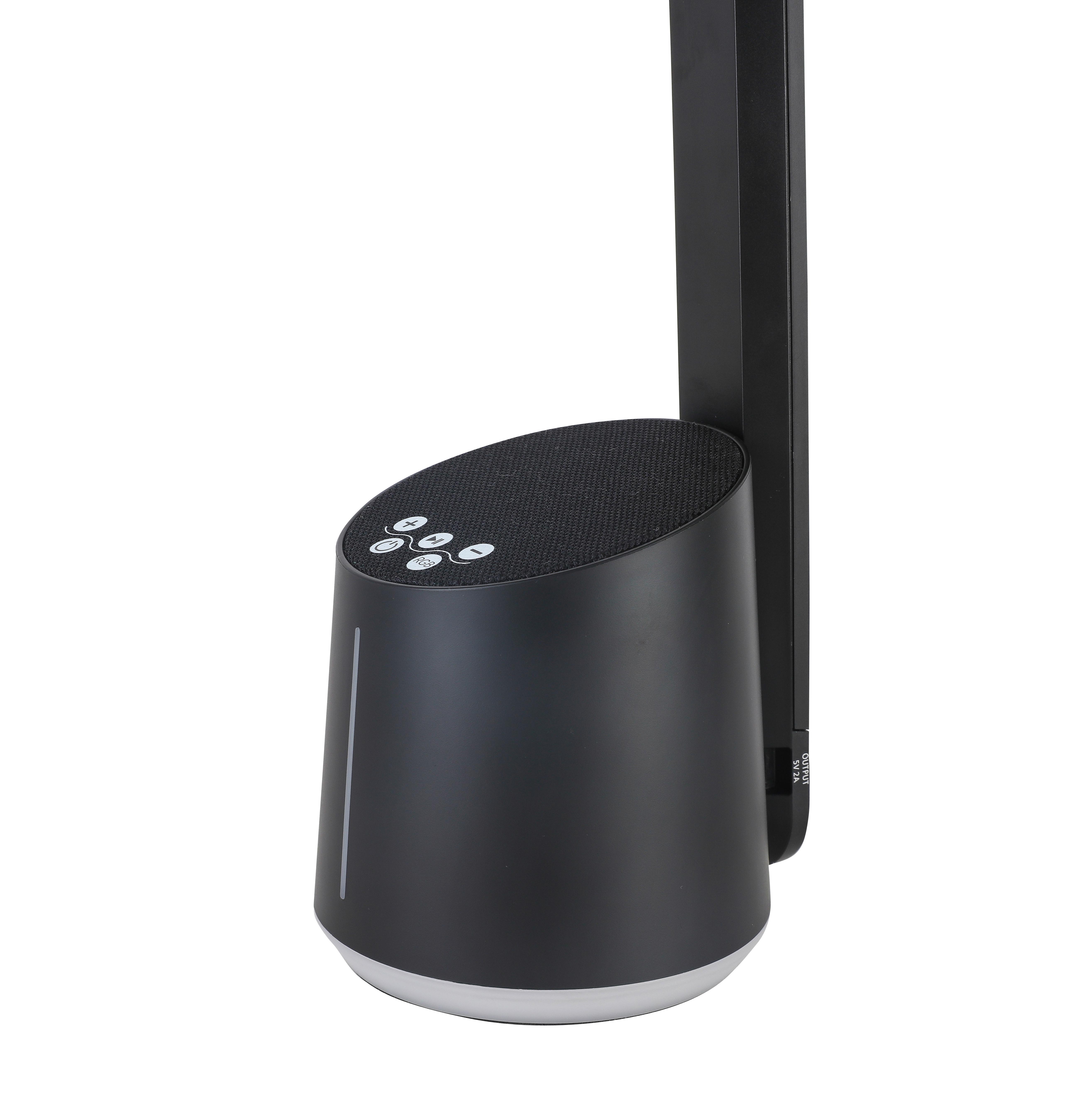 LED-Schreibtischleuchte Teodoro Jub max. 13 Watt - Schwarz, Modern, Kunststoff (12/39/42cm) - Premium Living