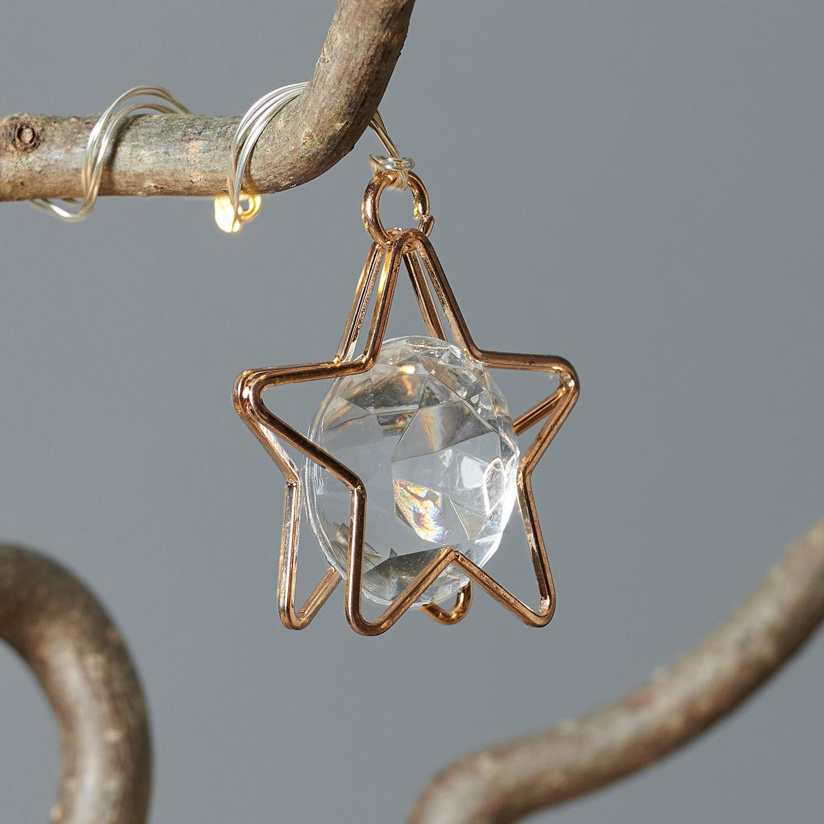 Fényfűzér Florin - aranyszínű, Konventionell, műanyag/fém (150cm) - Premium Living