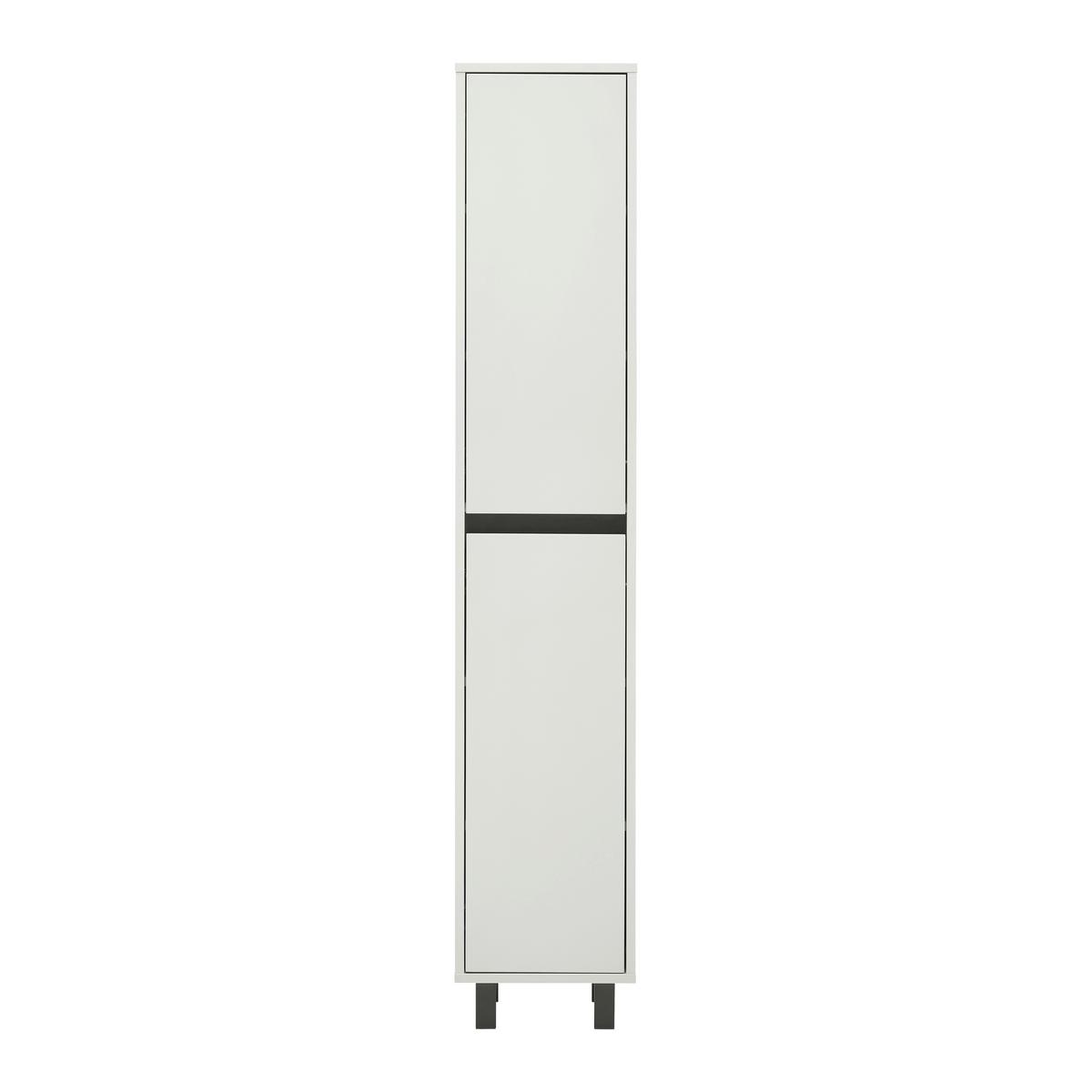 Seitenschrank Sophia Kashmirfarben - Kaschmir/Schwarz, MODERN, Holzwerkstoff (35/120/33cm) - Mömax