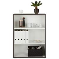 Regal Keflavik Siva, Bela - siva/bela, Moderno, umetna masa/leseni material (84,5/115,1/41,5cm) - Mömax