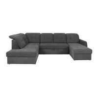 Coltar ATLAS - antracit, Modern, lemn/metal (207/306/174cm) - Modern Living