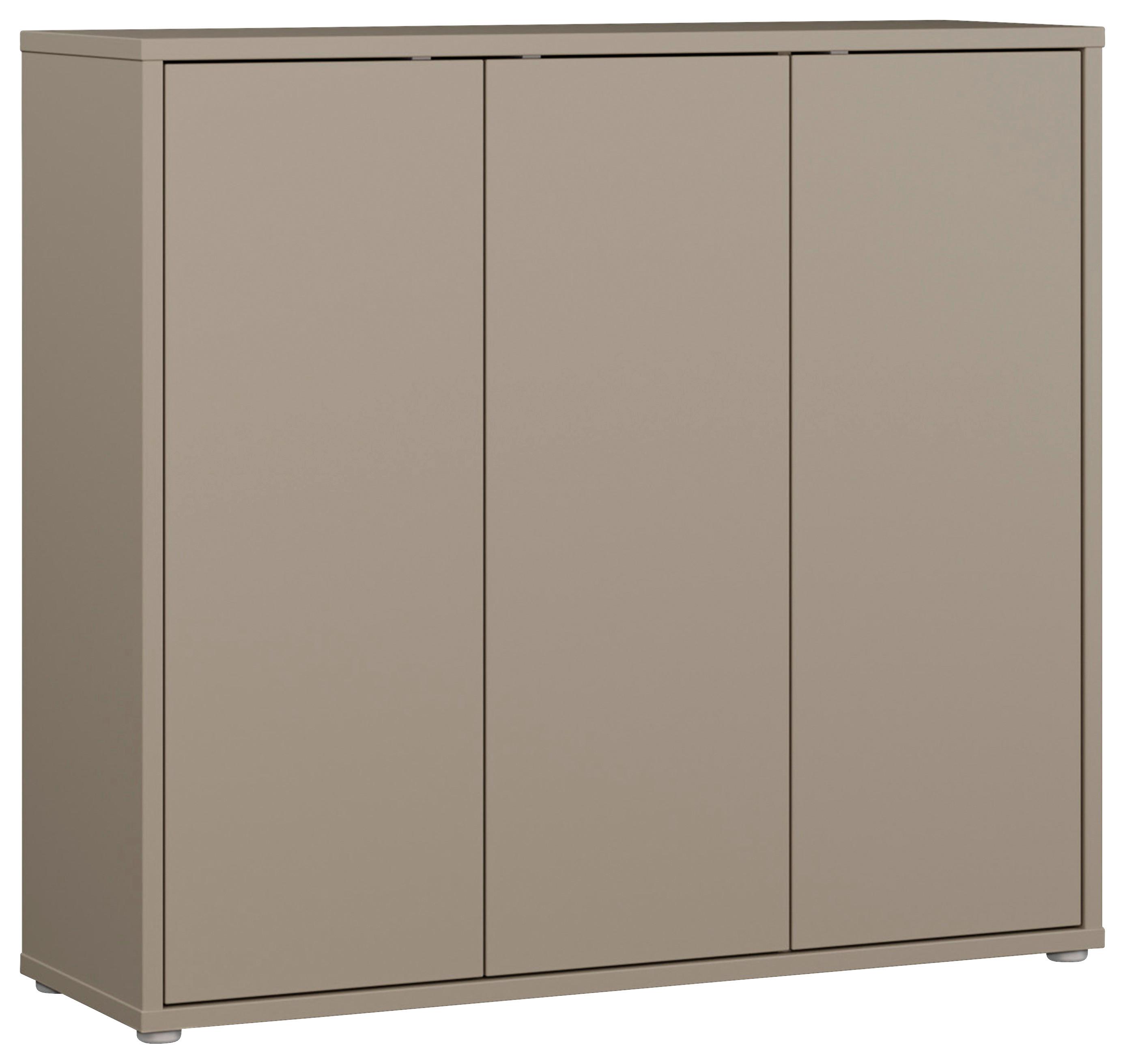 Omara Za Čevlje Alice, Rjavosiva - rjavosiva/siva, Moderno, umetna masa/leseni material (109,2/99,1/34,9cm) - Carryhome