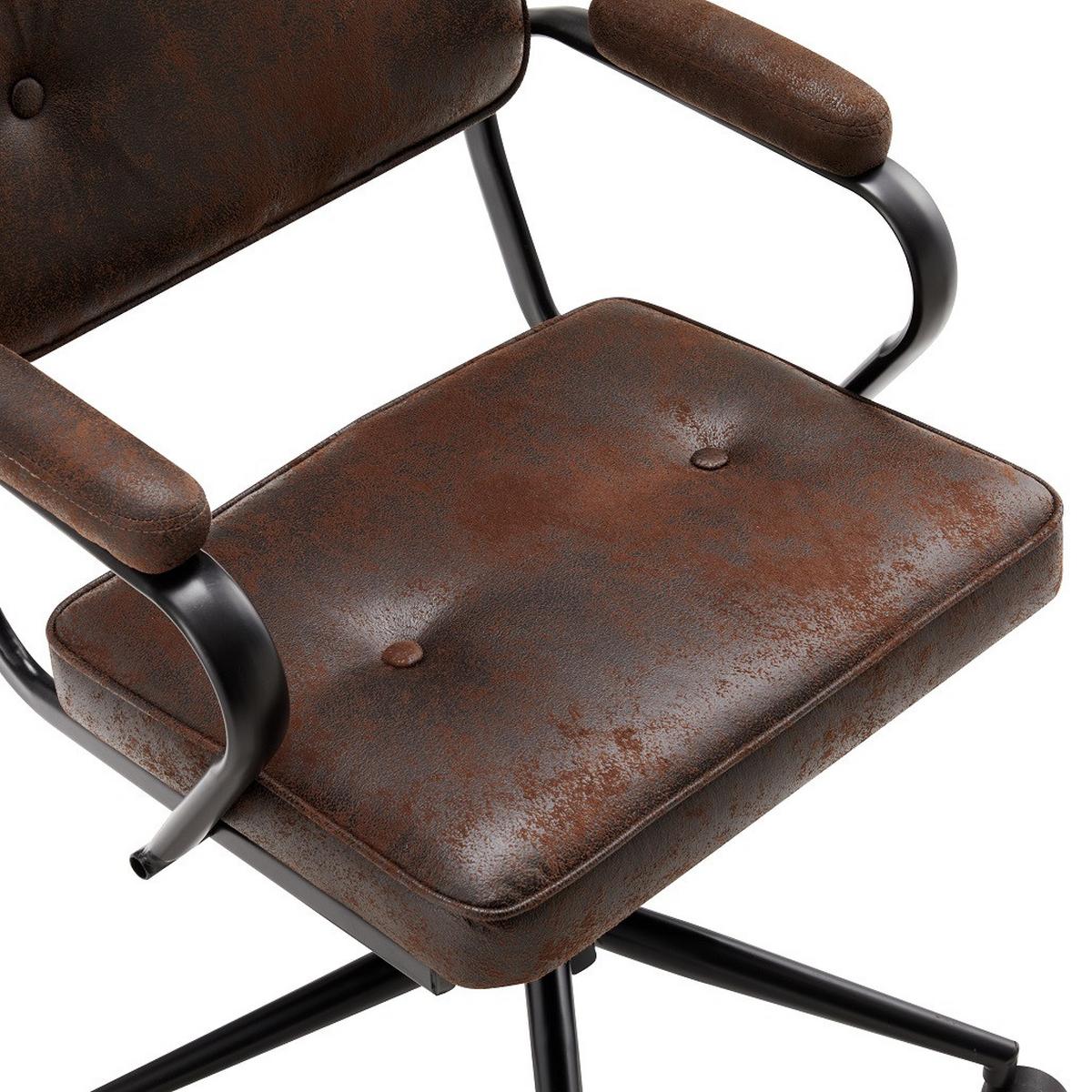 Forgószék Colt - sötétbarna/fekete, Lifestyle, műanyag/textil (62/85-95/63cm) - Mömax